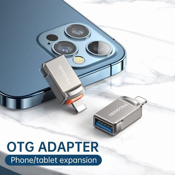 تبدیل OTG لایتنینگ به USB 3.0 مک دودو Mcdodo OT-8600 USB 3.0 to Lightning Convertor
