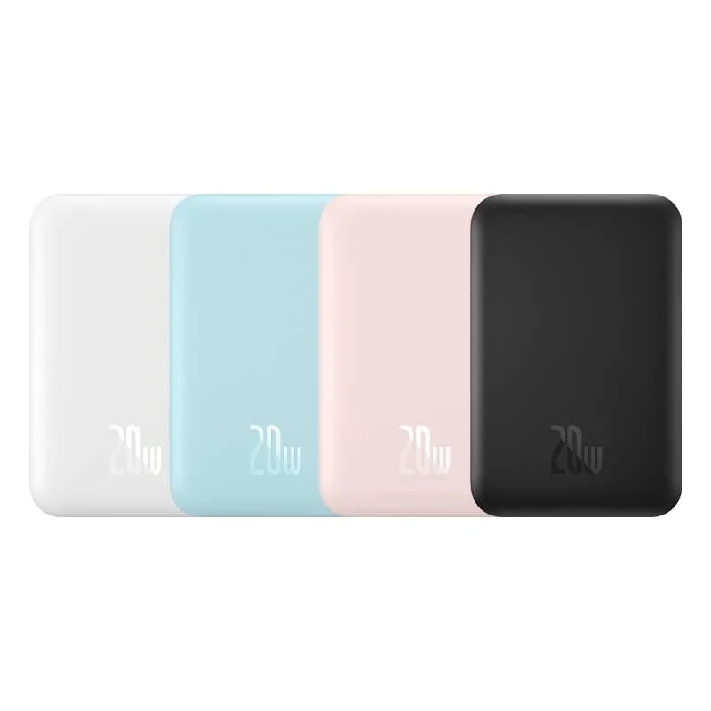 پاوربانک بی سیم 6000 مگنتی بیسوس Baseus Power Bank Magnetic Wireless Charge 20W PPCX020001