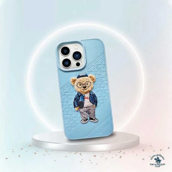 قاب چرم تدی آیفون 13 پرو مکس Santa Barbara Leather Teddy Case iPhone 13 Pro Max