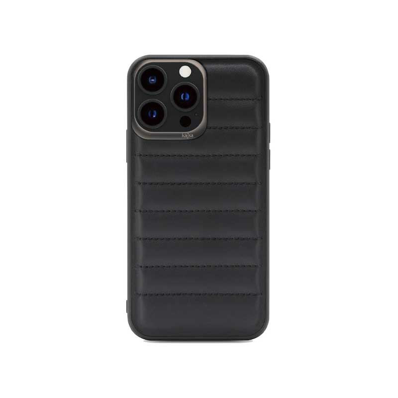 قاب چرمی آیفون 13 پرو مکس کجسا Kajsa Horizon Style Back Leather Case iPhone 13 Pro Max