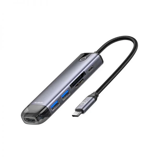 هاب تایپ سی 6 پورت مک دودو Mcdodo HU-7740 100w 6In1 USB C Hub