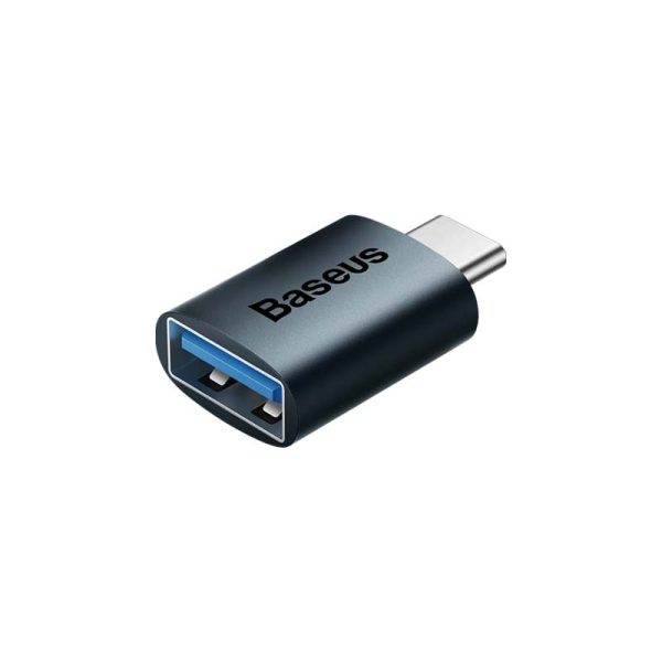 تبدیل OTG تایپ سی به USB 3.1 بیسوس Baseus Ingenuity Mini OTG Adaptor Type C to USB-A 3.1 ZJJQ000001