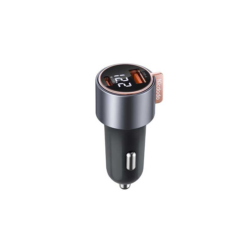 شارژر فندکی 75 وات مک دودو Mcdodo CC-369 75W Digital Display PD Car Charger