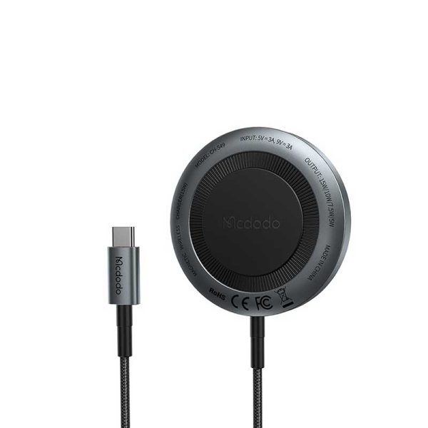 شارژر وایرلس 15 وات مگنتی مک دودو Mcdodo CH-549 True 15W Magnetic Wireless Charger
