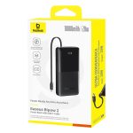 پاوربانک 10000 بیسوس Baseus Bipow 2 P10077101113 توان 20 وات همراه با کابل Type-C متصل - Image 3