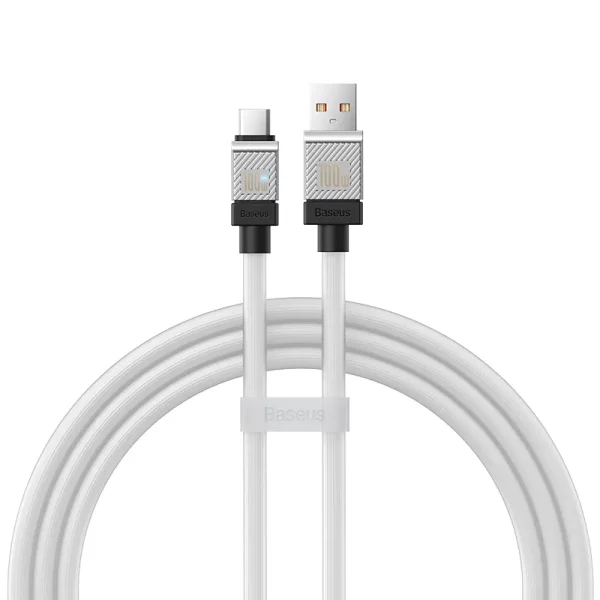 کابل سوپر فست شارژ یو اس بی به تایپ سی 100 وات بیسوس Baseus CoolPlay Series Fast Charging Data Cable USB to Type-C 100W