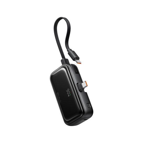 پاوربانک 5000 مک دودو Mcdodo MC-7760 FreeKit Pocket Power Bank با پورت تایپ‌سی و کابل تایپ سی متصل