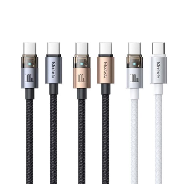 کابل شارژ سریع تایپ سی به تایپ سی 100 وات مک دودو Mcdodo CA-558 USB-C to USB-C 100W Cable