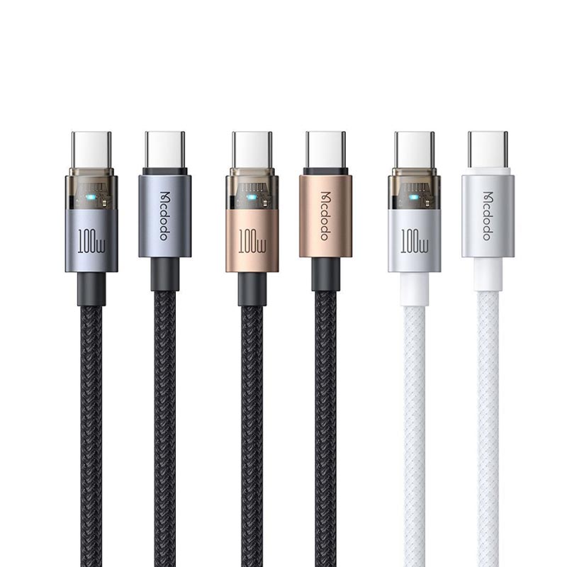 کابل شارژ سریع تایپ سی به تایپ سی 100 وات مک دودو Mcdodo CA-558 USB-C to USB-C 100W Cable